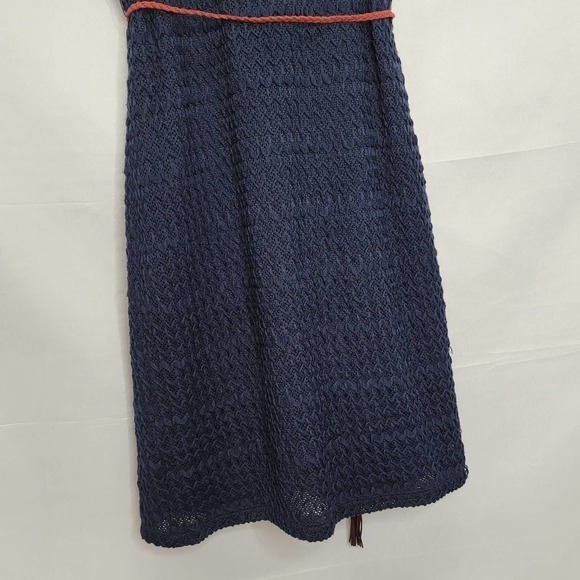 TACERA Cable Knit Short Sleeve Fit & Flare Double Lined Knee Length - Picture 3 of 16